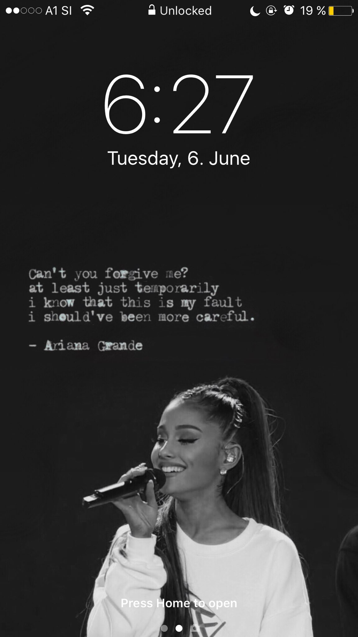 Lockscreens on X: Ariana Grande IPhone Wallpaper Follow us for more RT if  you want DM me all the wallpapers you want. #iphone #Wallpapers #Lockscreen  #DontCallmeAngel  / X