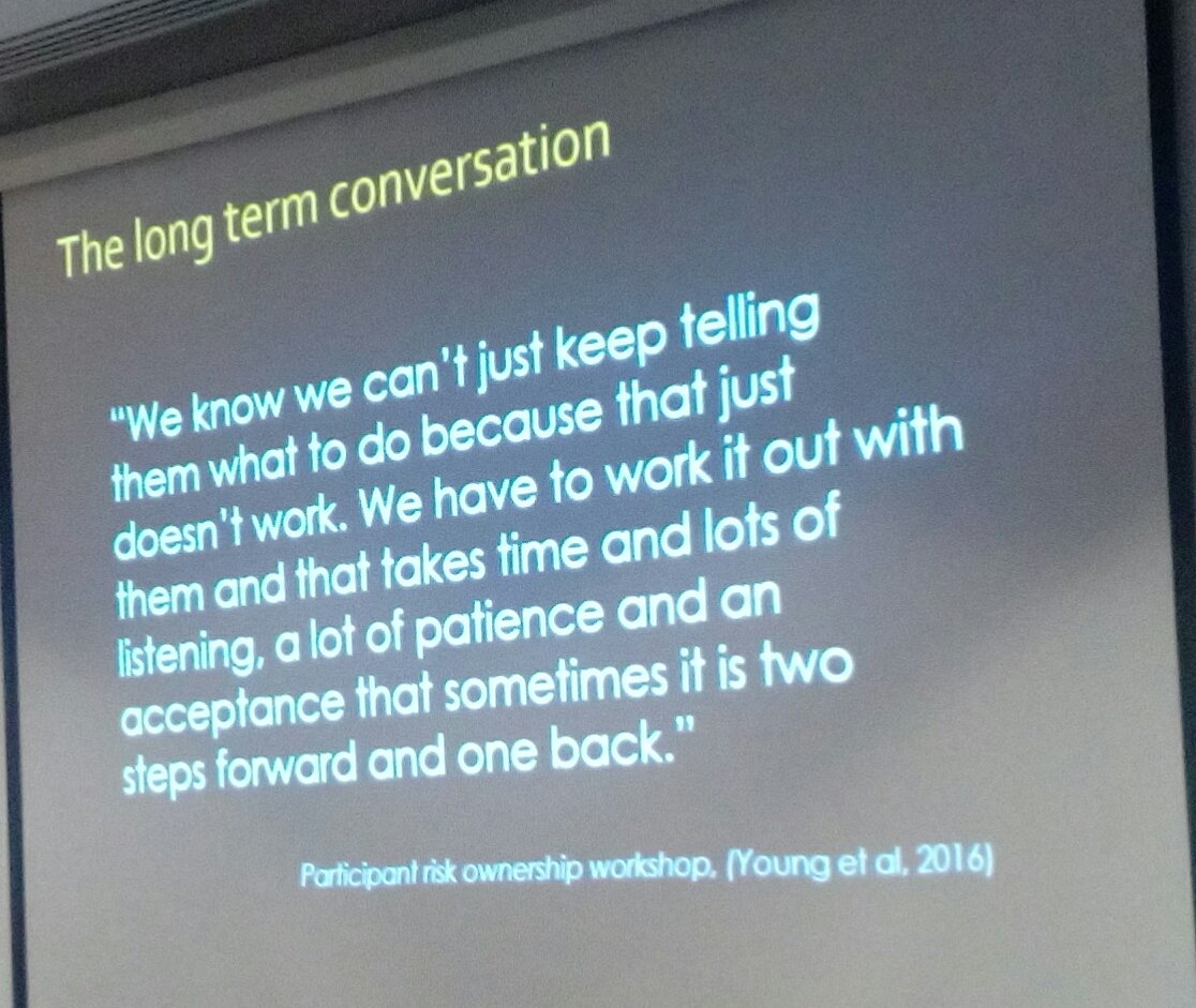 mariolanorth's tweet photo. And there you go the take home message I keep for #stakeholderinteraction in @ClimeFish & @FundacionCETMAR from @ECCA2017 1st day sessions https://t.co/1HYqbhnTOH