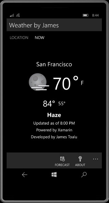 JamesToalu's tweet photo. Improving my knowledge on @xamarinhq and @VisualStudio 2017 through @Android and @Windows 10 app. More info at https://t.co/OTe2n4kEnj https://t.co/OgMLVP0mTx
