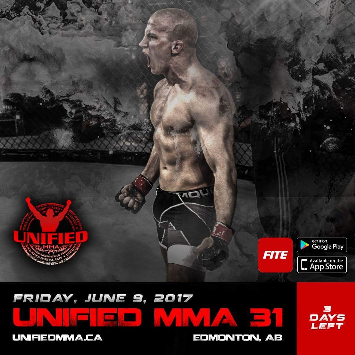 unifiedmma's tweet photo. In just 3 DAYS, @stephenbeaumont throws down for the 1st time in 2 years when he battles Dia Grant at #Unified31 on Friday in #YEG 🔥 https://t.co/Qc97QPgkBD