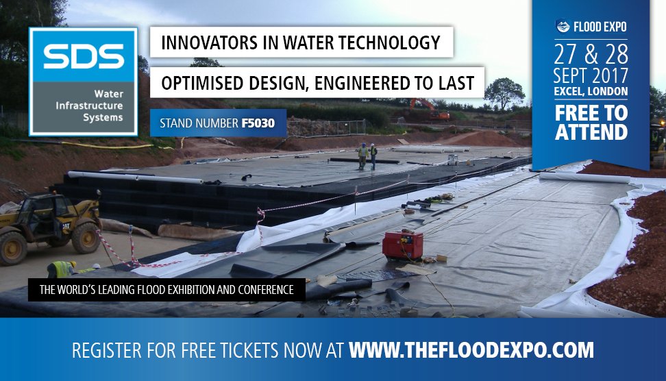 WWEMexpo's tweet photo. Thrilled to have SDS joining us at #FloodExpo! 🌊 Head to their website to find out about their water technology! 💧 https://t.co/KUDTpXV2Ky https://t.co/azA6avncym
