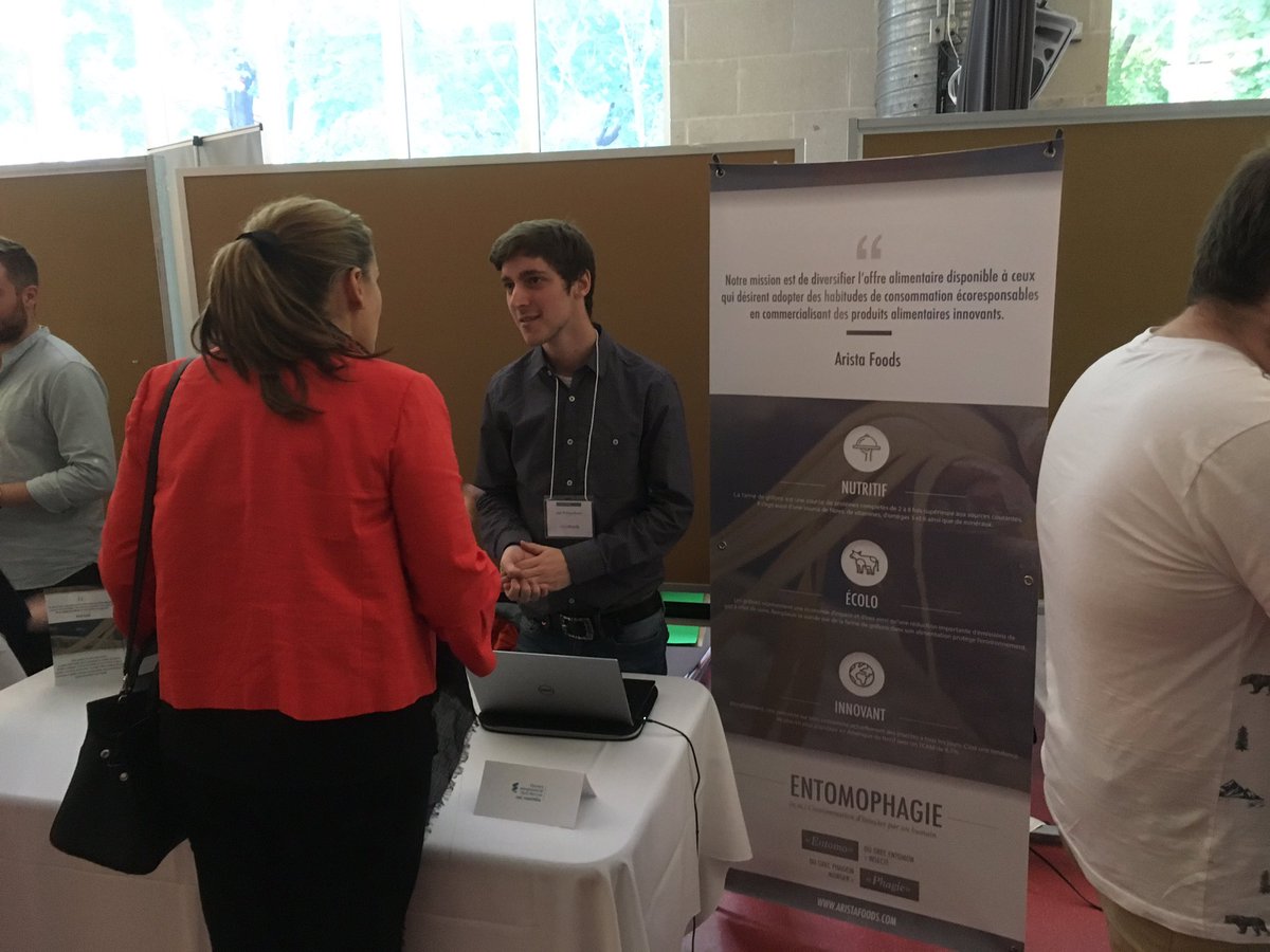 Nos entreprises rayonnent à l'Entreshow @IEBNHEC - Bravo à Clinigo.ca, Planté Fast Good et arista foods pour leur brillante participation!