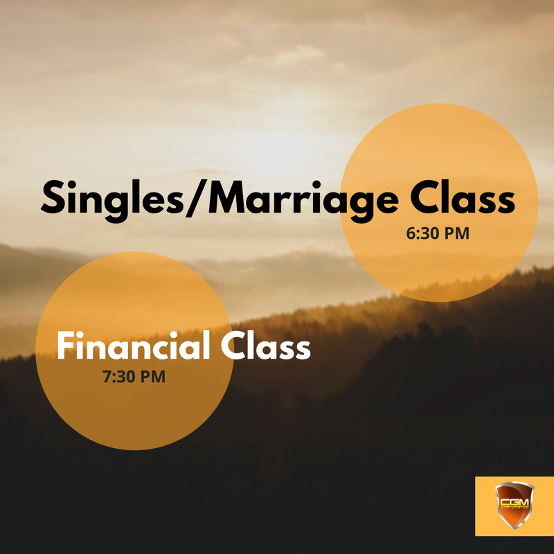 cgmvegas's tweet photo. Don't forget about our classes happening today at our Tuesday Bible Study location. See you there! #Singles #Married #Finances #CGMLV https://t.co/vhYzscd5ud