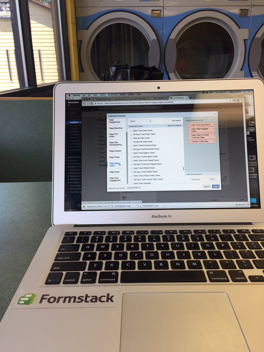 LAtweets22's tweet image. Just workin from the laundromat NBD. #Formstack #remotelife #reports