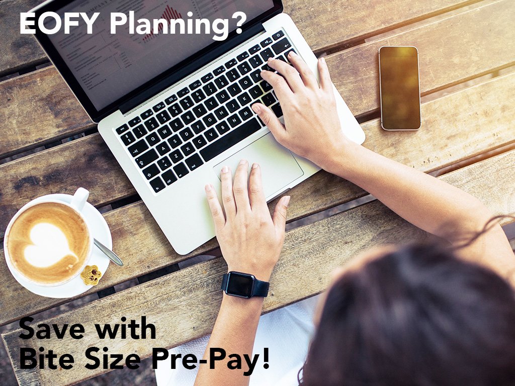 If you have space in your #budget and don't want to lose it, then you wouldn't want to miss this early-order offer from Bite Size. 

#EOFY