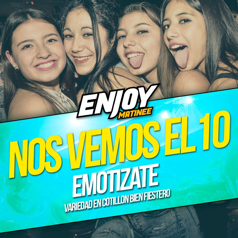 mdqmatinee's tweet photo. ⭐SABADO 10 DE JUNIO || #SETHAI 18:30HS⭐
🎉TODO EL COTILLÓN MÁS DIVERTIDO🎉
#EMOTIZATE CON TANTA DIVERSIÓN Y COTILLON https://t.co/yadRDh5Kw4