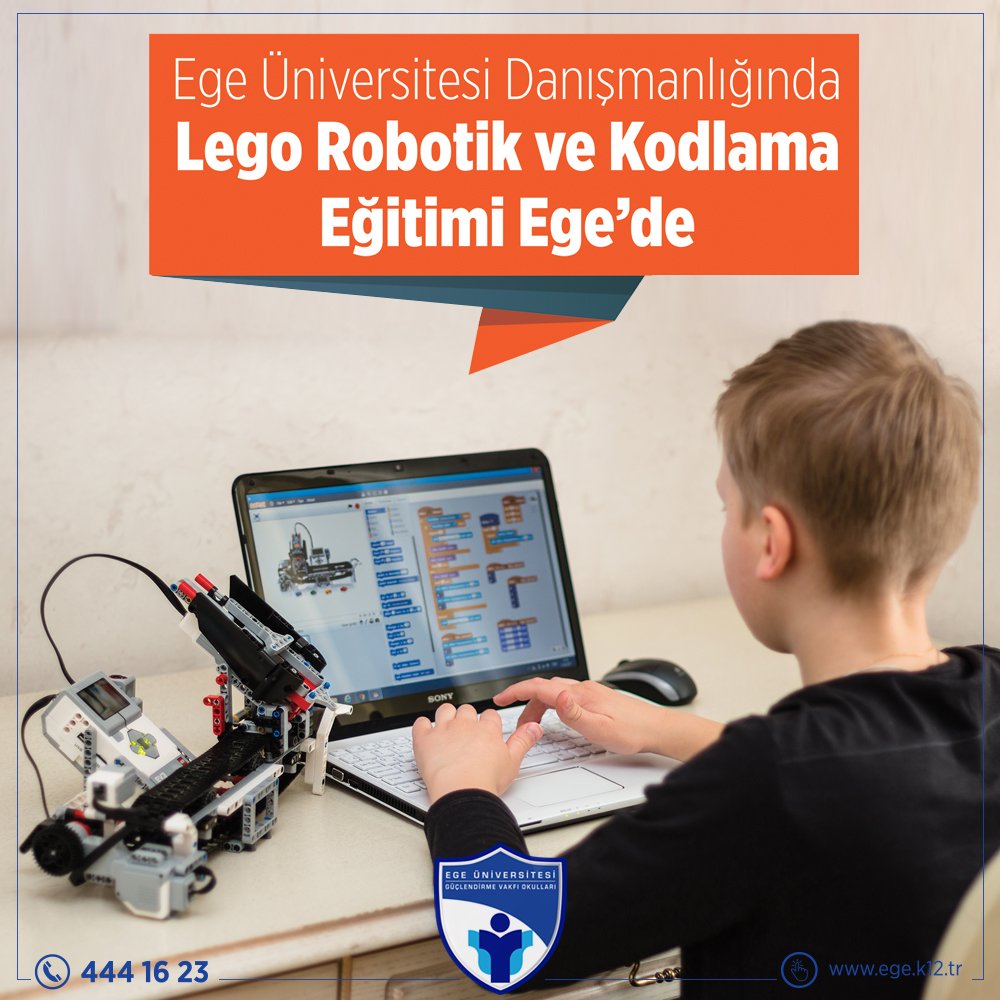 Ege Üniv. danışmanlığında gerçekleşen Lego Robotik ve Kodlama Eğitimi sayesinde geleceğin mühendisleri Ege Üniversitesi GVO'da yetişiyor!