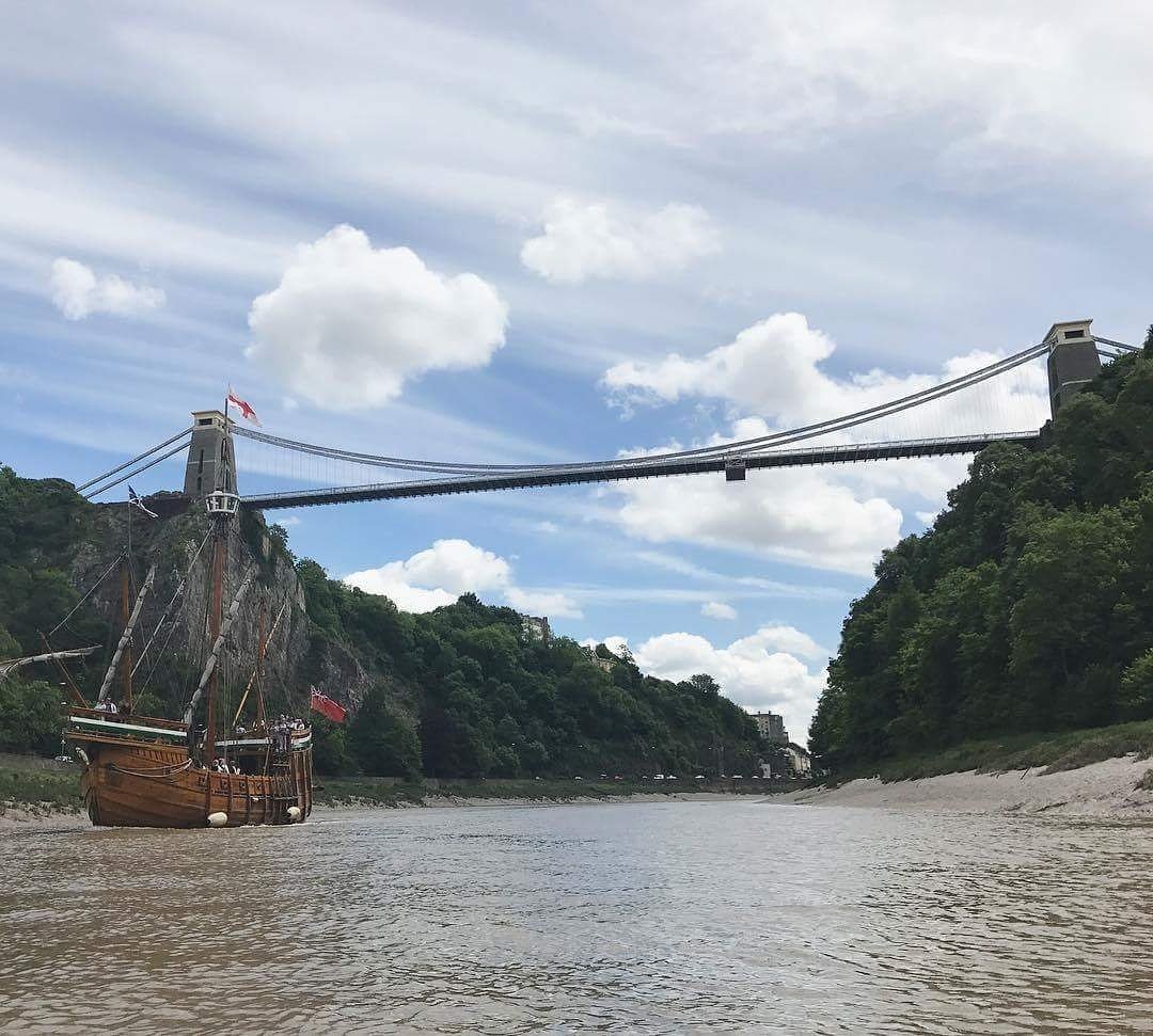 Fantastic shot of The Matthew under the Clifton Suspension Bridge 😍

📷 by @harrysedman on Instagram.