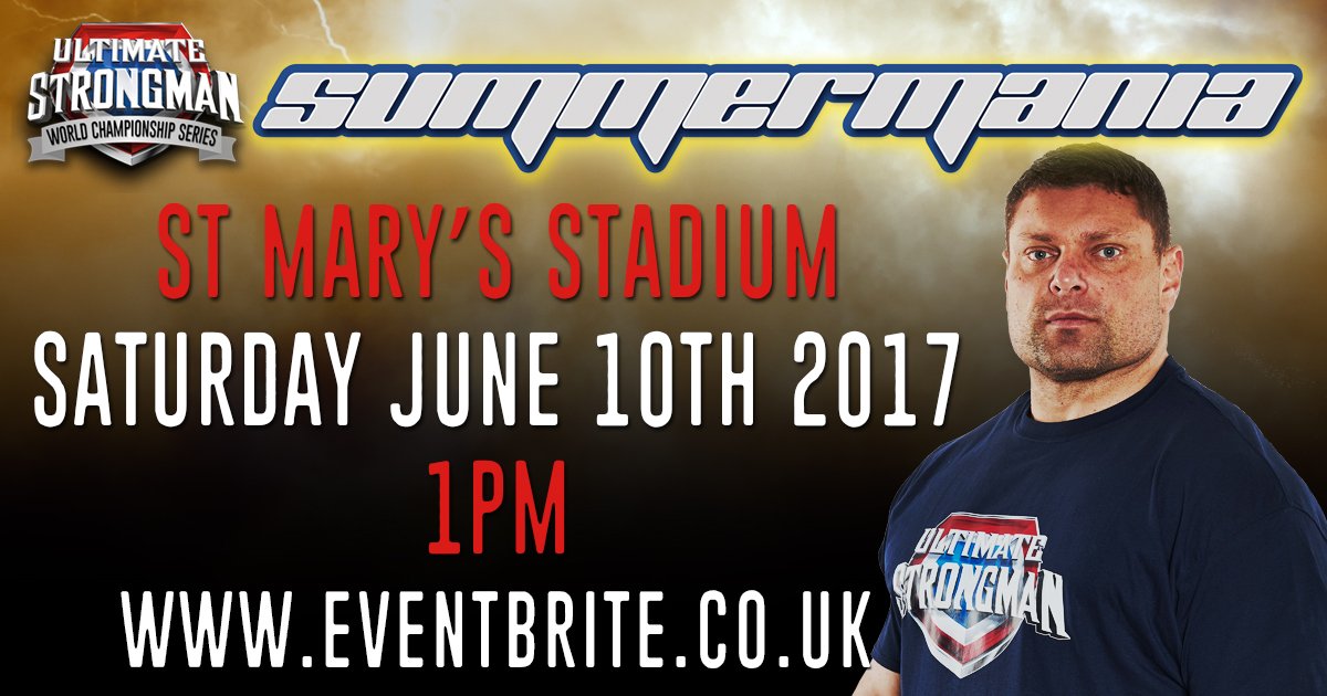 Westquay's tweet photo. Meet Ultimate Strongman Summermania competitor Dimitar Savatinov and UK Strongman legend Glenn Ross on Thursday 8th June at 7pm at Westquay https://t.co/xxFMCTiqW0