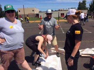 OSOlibrarians's tweet photo. We had a great time at our @PTStandTogether activity. Hope the kids enjoy the surprise today! #alphagators #STWeek @OregonSymphony https://t.co/TPNsPAiGvS