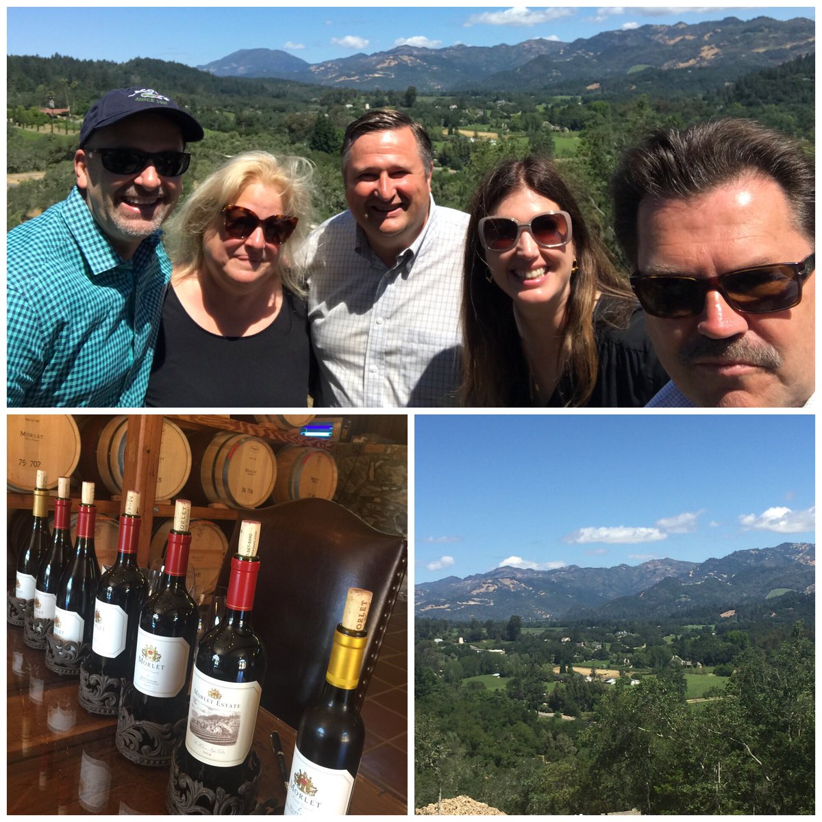 KarenTrella's tweet photo. Another amazing day @MorletWinery with #wine genius #LucMorlet top 3 Napa winery for sure! @BrucePEvans @dudalicioustoo @johnrieber https://t.co/SpAVBhfPHZ