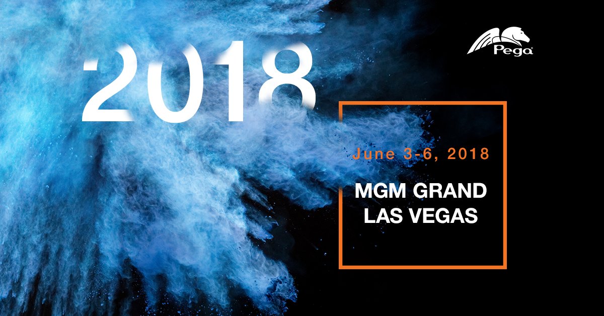 pega's tweet image. Thanks for another great #PegaWorld, see you in 2018!