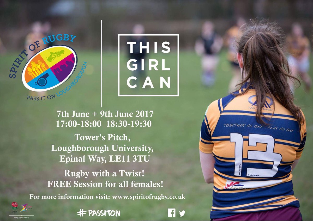 Dont miss out on our exciting event with <a href="/ThisGirlCanUK/">This Girl Can</a> 🏉🏉
