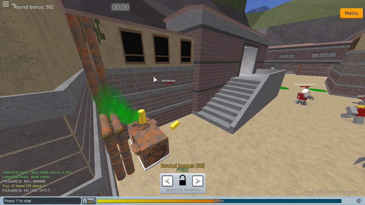 IllogicalRBLX's tweet photo. @XelPixels Easily abusable bug here, you can crouch through this wall. reported by Pe3na9iElb. - Sad_ness https://t.co/xRqc0Ob6oj