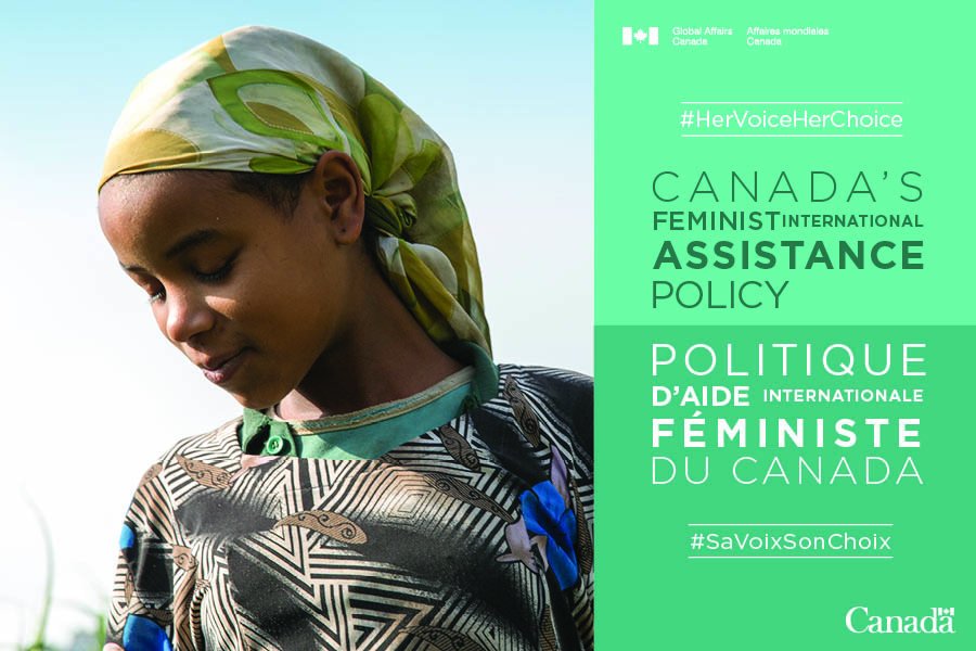 mclaudebibeau's tweet photo. I will launch Canada's new feminist international assistance policy this Friday. #HerVoiceHerChoice https://t.co/rfImRyWp32
