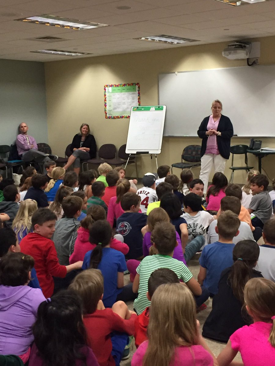DuxAsstSuper's tweet photo. Alden visits Chandler to answer second grade questions https://t.co/ghSMvhpWSB
