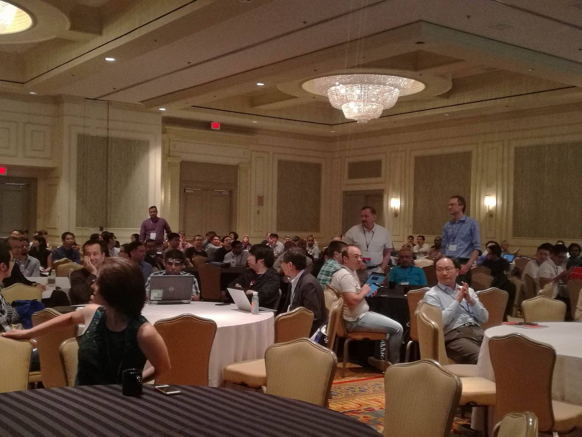 ICDCS_2018's tweet photo. Pictures from Day 2 are being posted here: https://t.co/puYqgC2Jq6 https://t.co/Tr5MVgtfJi