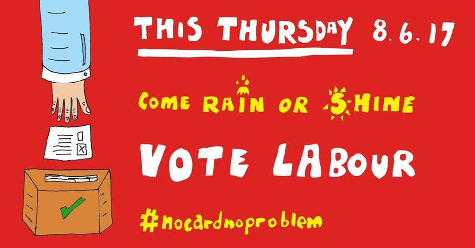 lgbtlibrarian's tweet photo. Remember you can still vote on Thursday even if you don't have your polling card! https://t.co/epVBmprfov #nocardnoproblem #VoteLabour https://t.co/25R0ZaCO4k