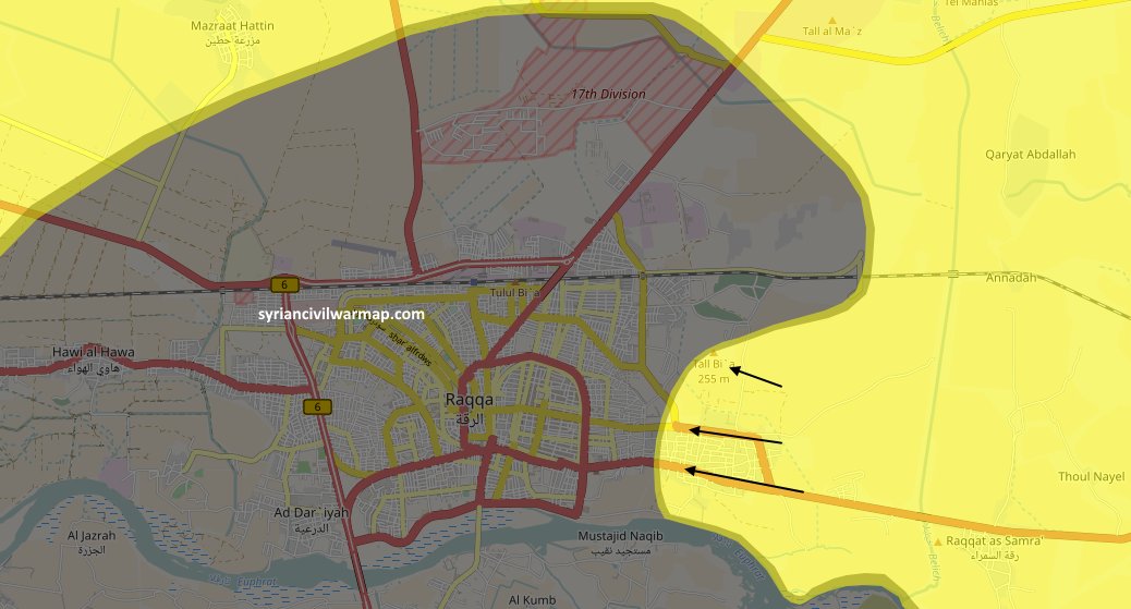 Raqqa Map