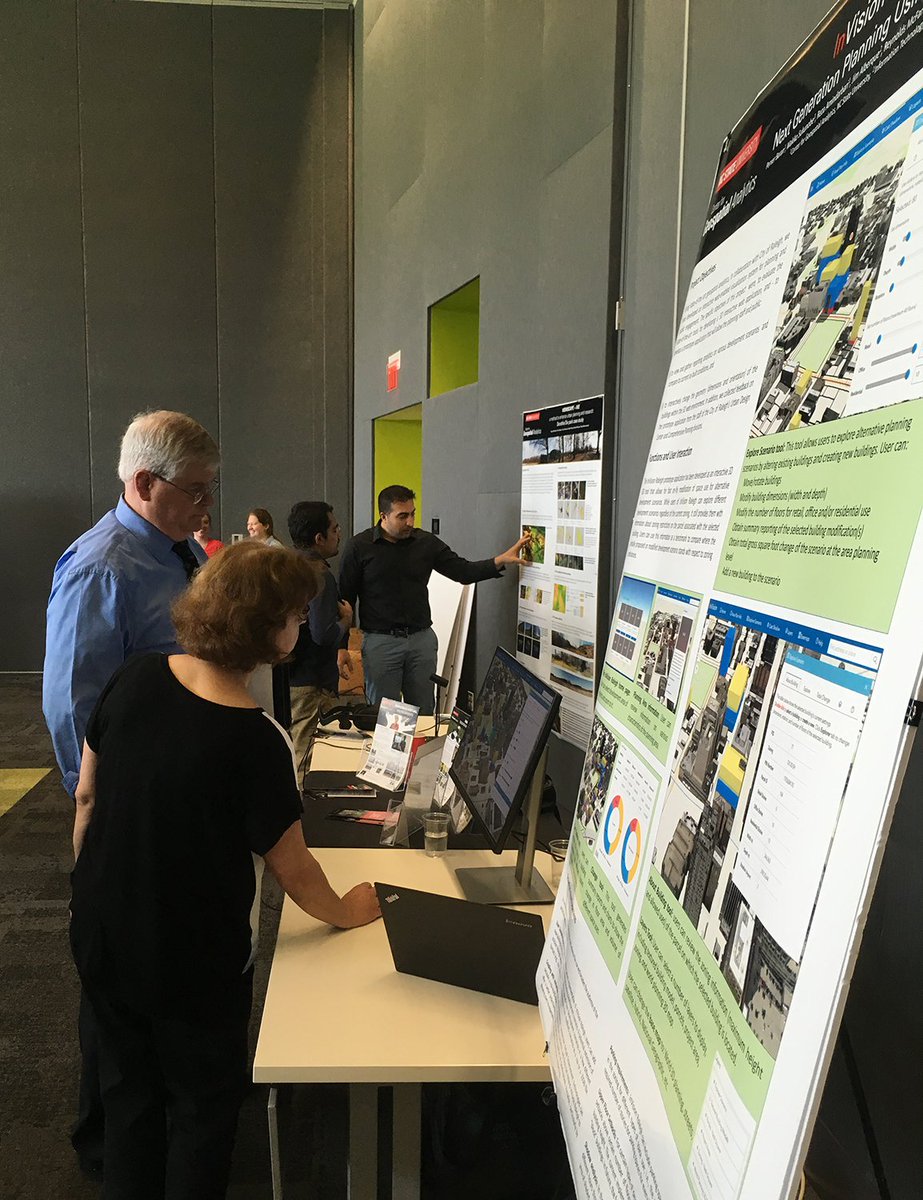 NCSUgeospatial's tweet photo. Happening now! Try #VR at the #TriangleSmartCities Summit poster session at Hunt Library! https://t.co/WknlCa0YMC