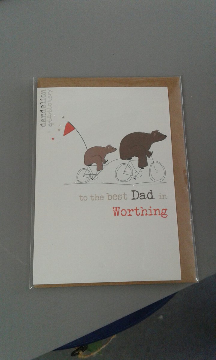 I wonder who will be the lucky recipient of this card #fathersdaycard #worthing