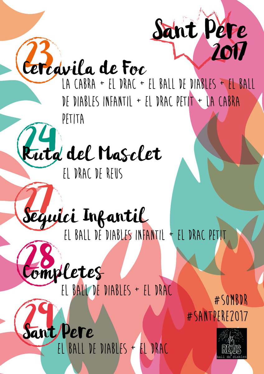 Compte enrere per la Festa Major... #sombdr #diablesdereus #cabradereus