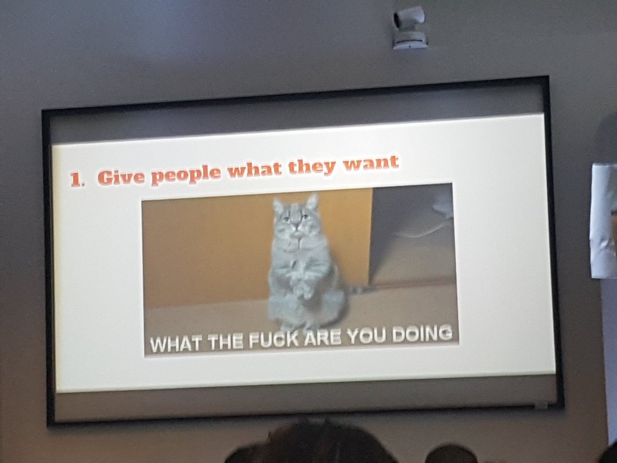 BlakeJCochran's tweet photo. What do we want? CATS! Wheh do we want them? CATS! @kahoakes #SDTalk https://t.co/Vd6WcRb9Xy