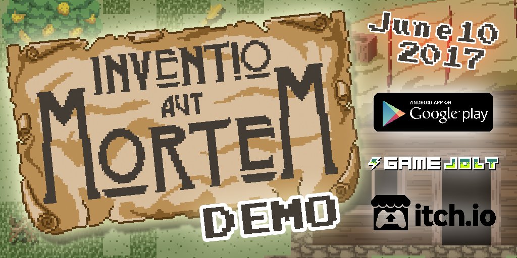 Edudelm's tweet photo. Inventio aut Mortem demo will be available this Saturday! Pc version on @gamejolt @itchio / Android version @GooglePlay ! #gamedev #indiedev https://t.co/sGygkyo830