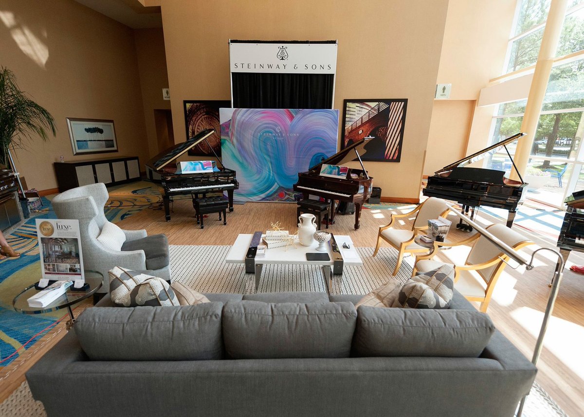 We love these details from our "living room" design for <a href="/SteinwayAndSons/">Steinway & Sons</a> at the <a href="/WoodlandsShow/">Montgomery County Home & Outdoor Living Show</a>!