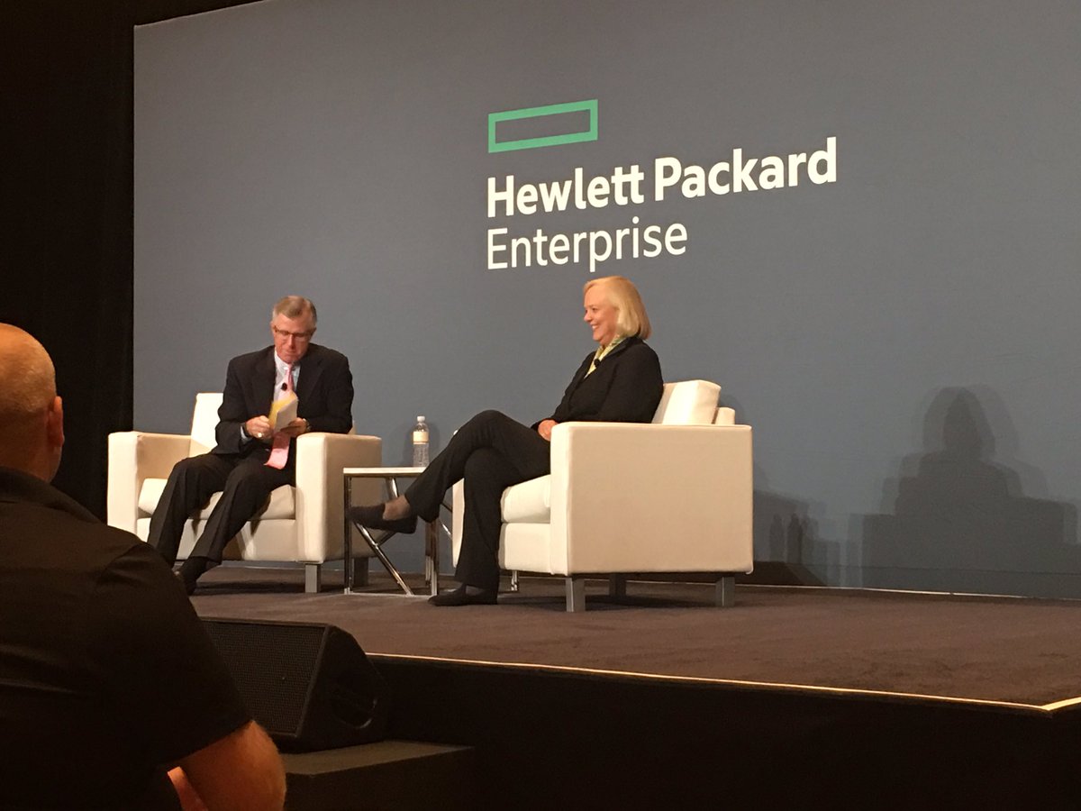 What better way to start off #HPEDiscover than with a session with Meg Whitman and Tom Richards?