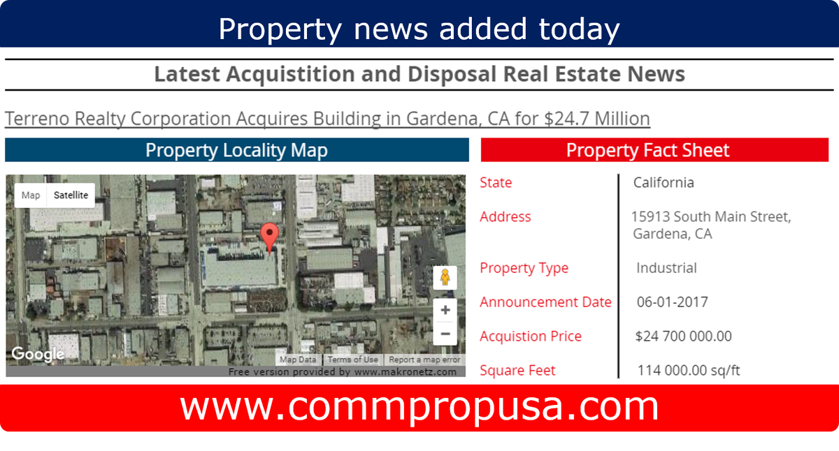 #cre #nar #propertynews #appraisal commpropusa.com #realestate #realestatenews #industrialproperty #reits #news #investing