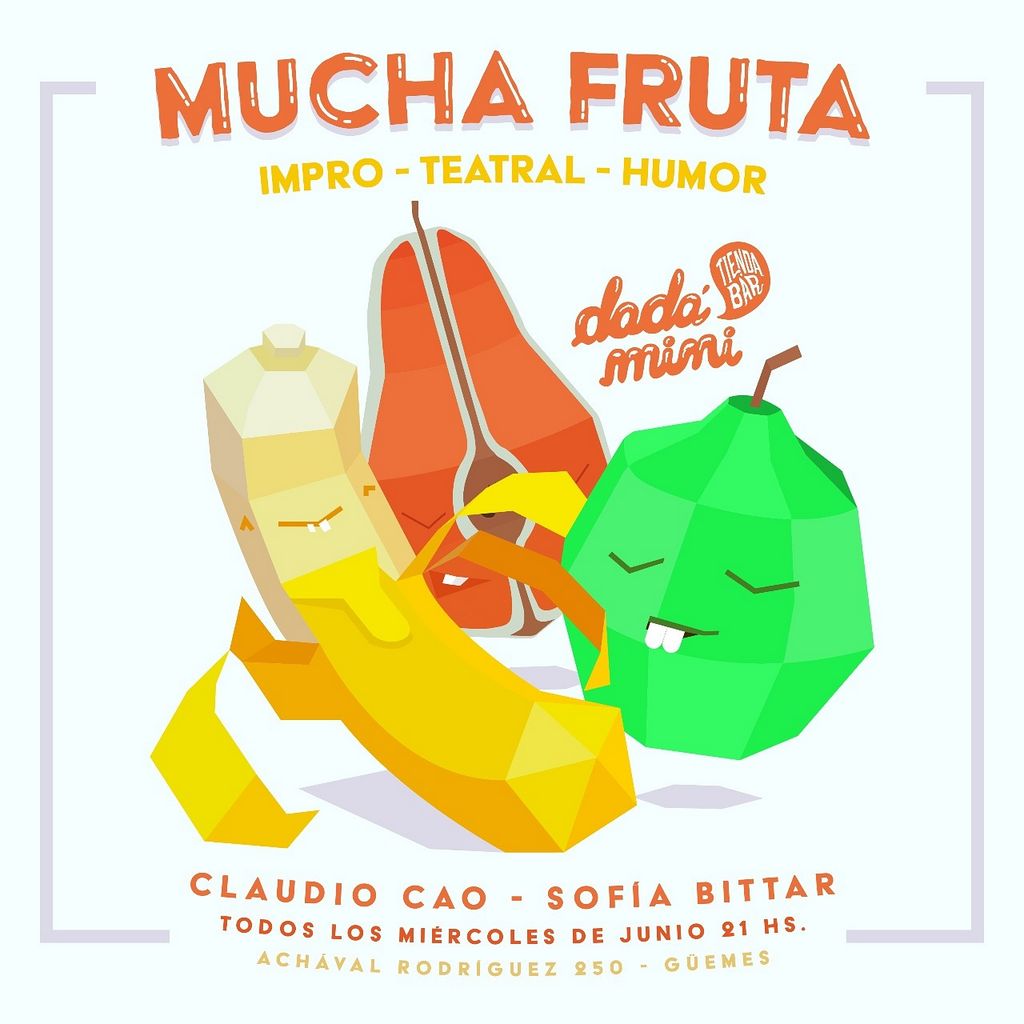 clau_cao's tweet photo. #MuchaFrutaImpro »» Miércoles 7de Junio/21 hs. »» DADÁ MINI achaval rodríguez 250. » (Rvas. 4607270 desde 18:30 hs) https://t.co/7JQTSQCRgM