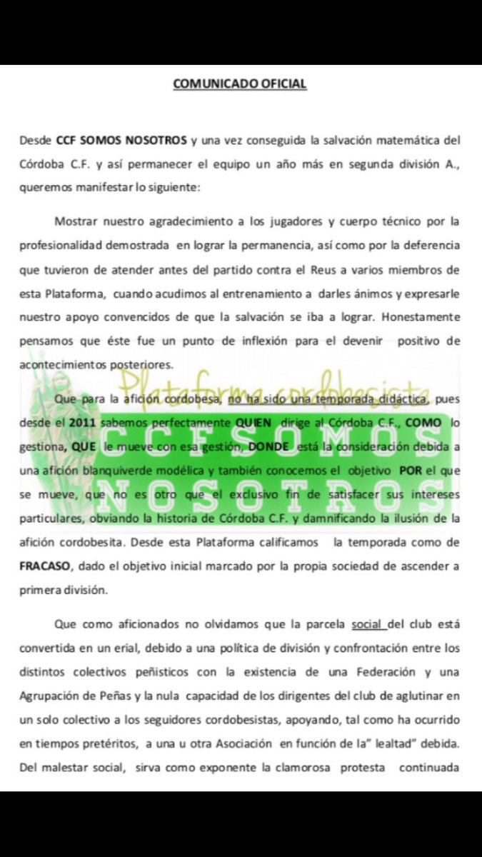 CcfSomosNosotrs's tweet photo. COMUNICADO OFICIAL!! https://t.co/FIWgKibDU5