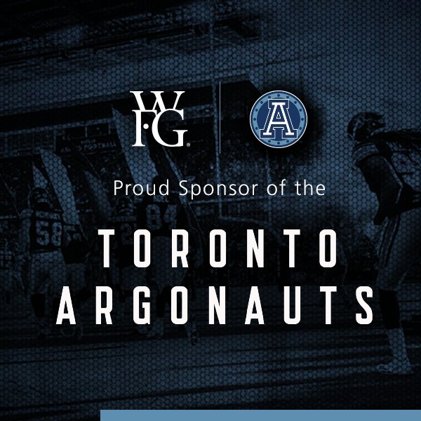 therealwfg's tweet image. We are excited to announce that WFG has scored a 3-year sponsorship package with the Toronto Argonauts!  #WFGGameOn bit.ly/WFGGameOn