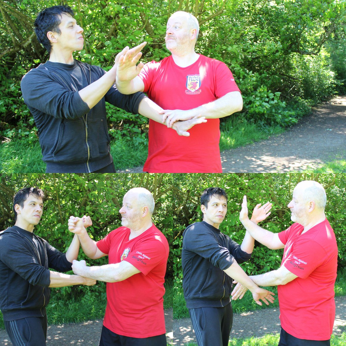 Wing Tsun on Vancouver Island w <a href="/ANSELM_MEYER/">ANSELM MEYER</a> 
We had fun posing after a program review session.
Blueprint of how to learn, train &amp; teach.