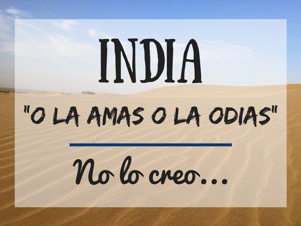 AnderTheTable's tweet photo. India “o la amas o la odias”. No lo creo… https://t.co/w5IXQK5PVJ https://t.co/KgiCSO9xew