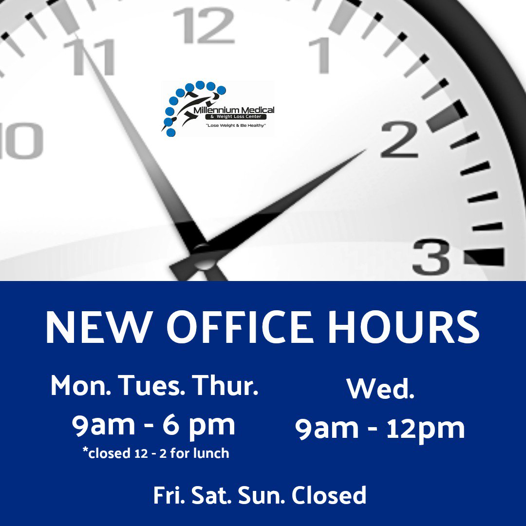 millenniumctr's tweet image. PLEASE TAKE NOTE OF OUR NEW OFFICE HOURS EFFECTIVE IMMEDIATELY.