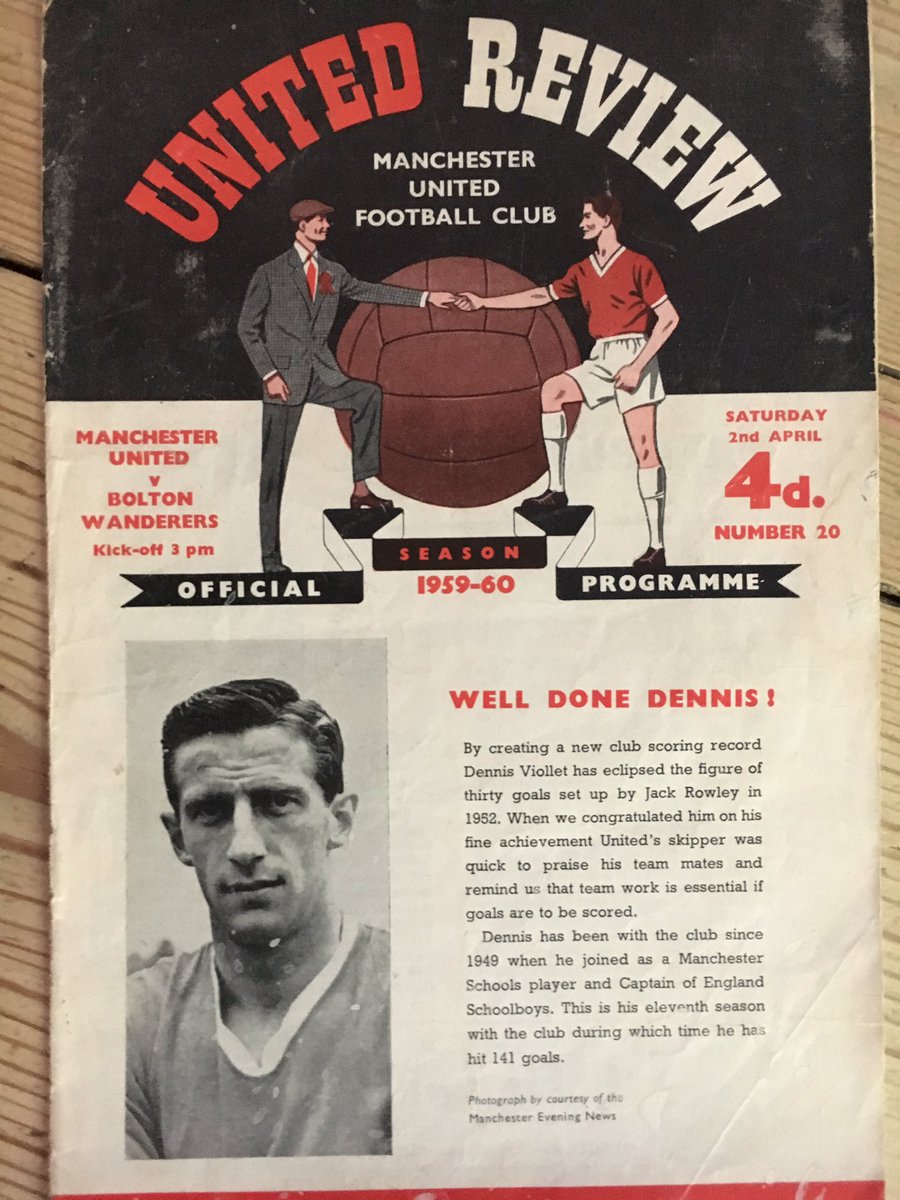ViolletDoc's tweet photo. 57 years later and Dennis' record still stands!!
#ManUtd #legend #manchesterborn #mufc #Recordbreaker #GoalScorer https://t.co/CHiLBrYK5K