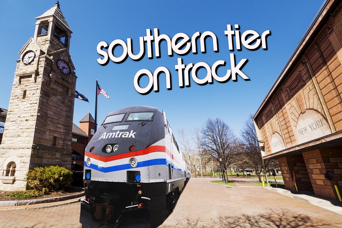 UrbanCorning's tweet photo. Join us this Thursday, 5:30-7:30pm, at @RadissonCorning, for the official launch of #SouthernTierOnTrack. https://t.co/A8inTApzaR https://t.co/VAA5NDxGOK