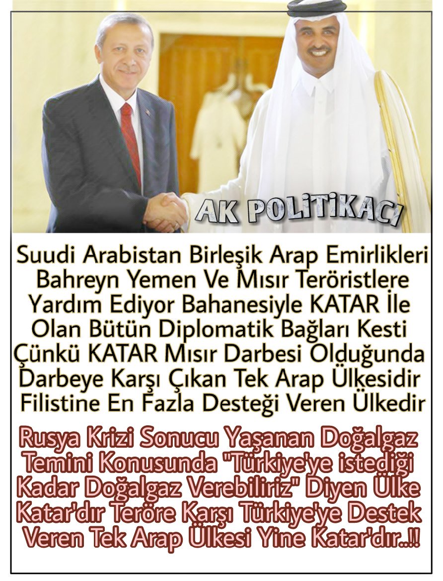 referandumda's tweet photo. #Katar Neden mi Hedef? 
İşte Cevabı... 
#TurkeyWithQatar 🇶🇦 🇹🇷
 #Qatar #Turkey https://t.co/R8ZBYvZmLH