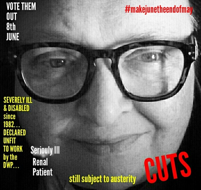 WarphobblerKaz's tweet photo. This is my story. On Thursday, think - then #savethedisabled #savethenhs #savetheelderly #peoplelikeyou #votethemout #makejunetheendofmay ! https://t.co/qGp4Z99v6p