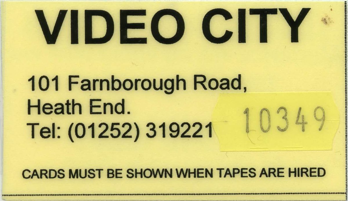 keithapearson's tweet photo. Who still has their video store membership card? (Yes, it was a real video store). #the86fix https://t.co/jmXxlCFsIo