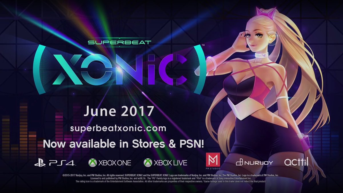 SUPERBEAT XONiC for the Playstation 4 is now live! Get it now for the #PS4 on the Playstation Store

store.playstation.com/#!/en-us/games…