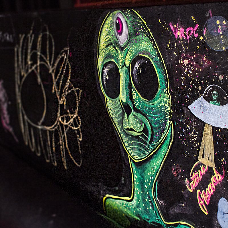 “Two aliens went to a bar on the moon, but they left after a few minutes. You see, it had no atmosphere.”