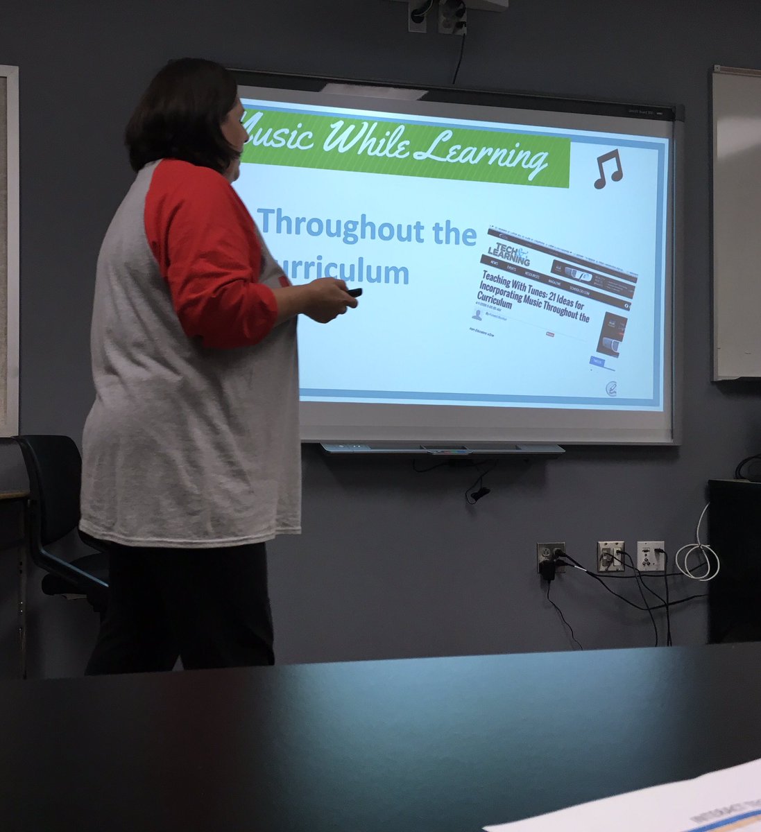 fonseca0416's tweet photo. LOVING music in the classroom. A lot of great ideas to take back for next year. #TeamLCISD #moderoch #musicintheclassroom https://t.co/r8CEU5OnlD