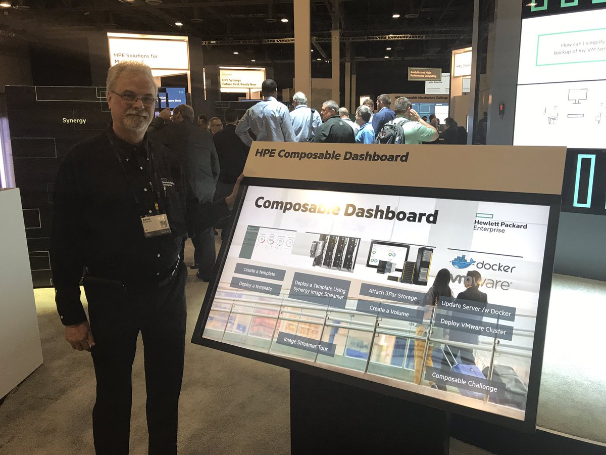 Check out the HPE Composable Dashboard at #HPEDiscover