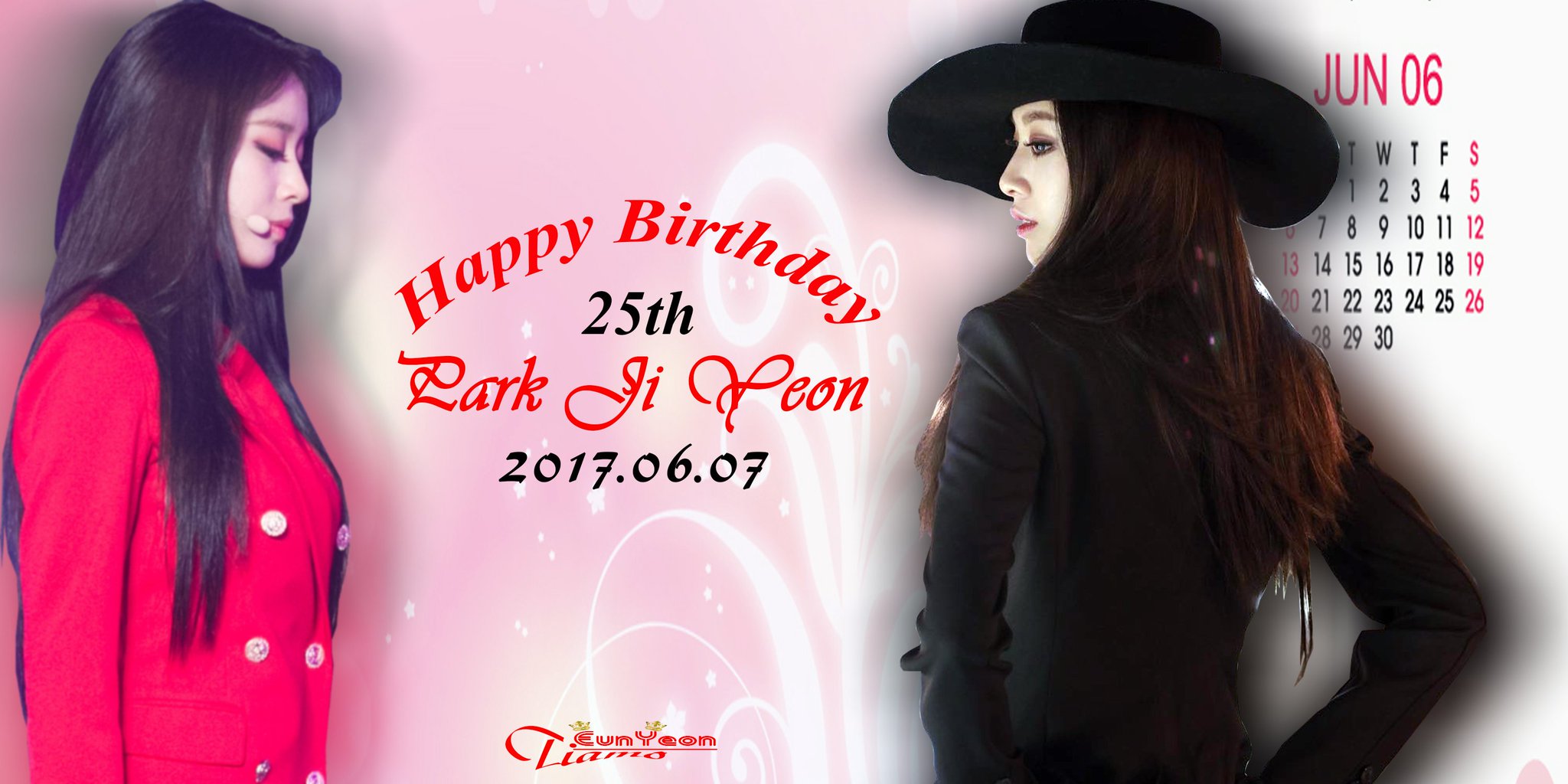 Happy Birthday 2 Park Ji Yeon. Best wishes for u.
2017/06/07 