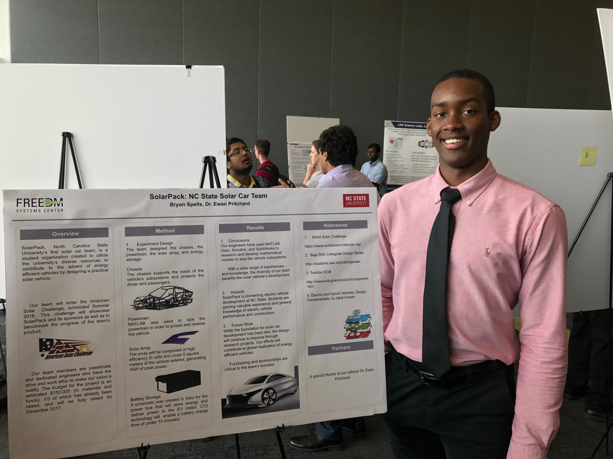 ncsulibresearch's tweet photo. Great project posters from Xinyi Li/CSC, Bryon Spells @WolfpackSolar, Thomas Chase @ITRE_NCSU #TriangleSmartCities! https://t.co/U0f7Lpmuru