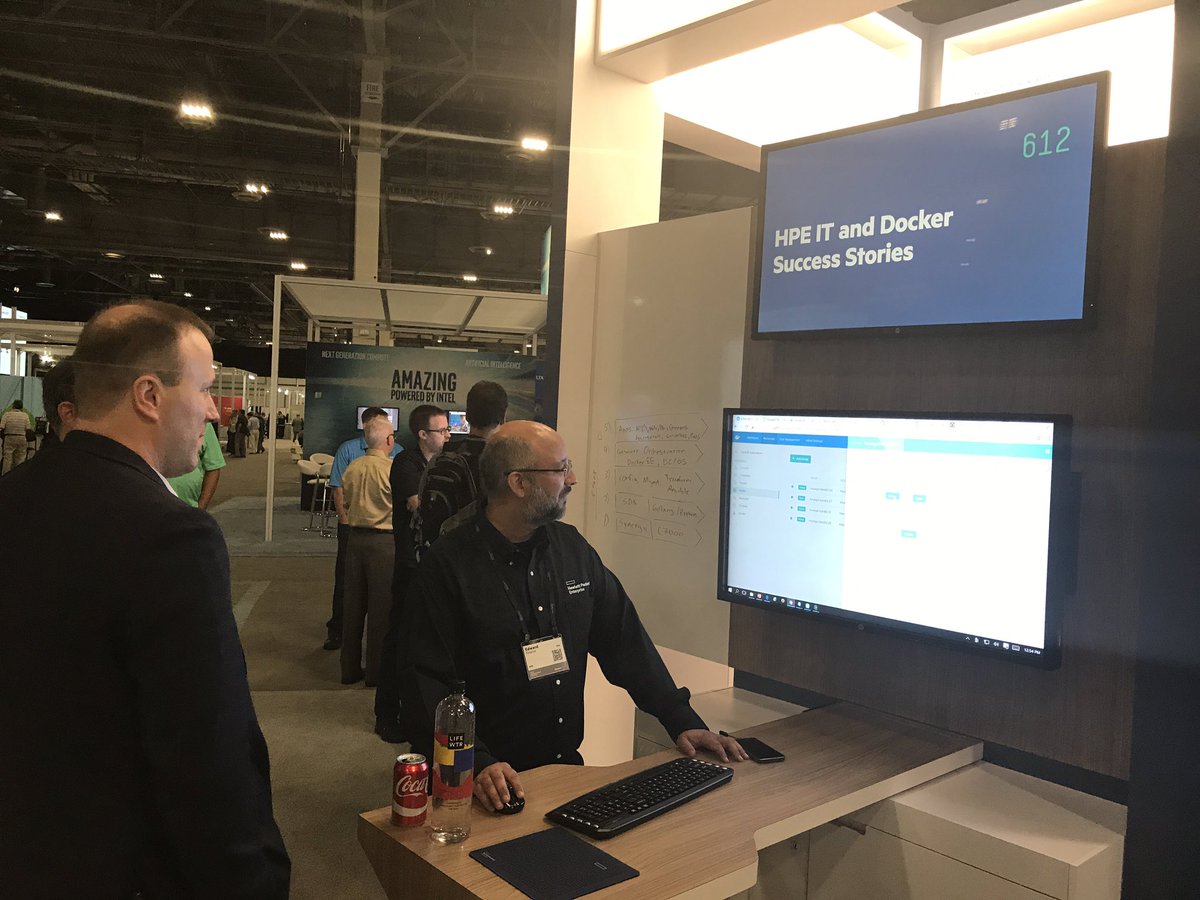 gmeeth's tweet image. Learn how HPE IT is using Docker with Synergy at #HPEDiscover with #DockerEnterpriseEdition