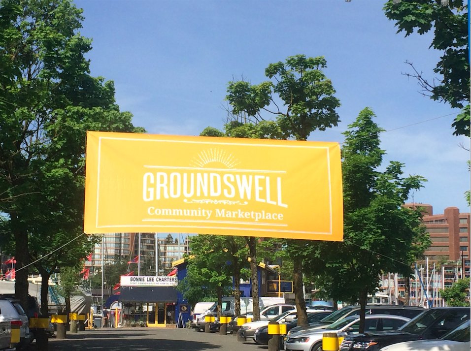 Come check out @Groundswellyvr on Granville Island today!